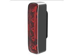 Luz Trasera Bicicleta Inteligente Usb Recargable Ipx8 Negra Yizhood