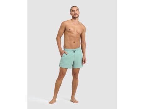 Bañador de Hombre para Natación ARENA Evo Solid Verde (M)