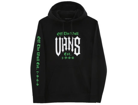 Sudadera con Capucha de Hombre VANS Eyes In The Katoen Negro (M)