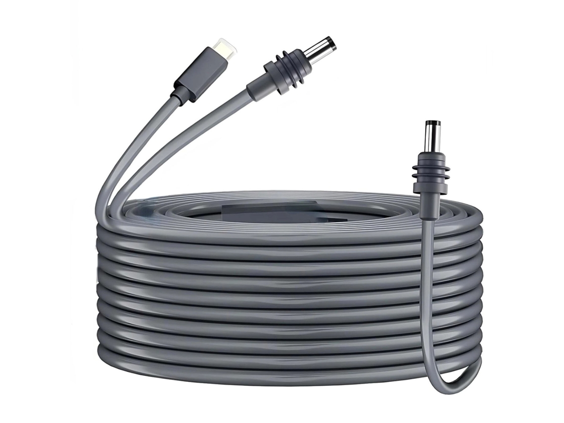 Cabo de Energia Dc 2 em 1 Type C para Mini Antena Parabólica Ip68 Resistente À Água