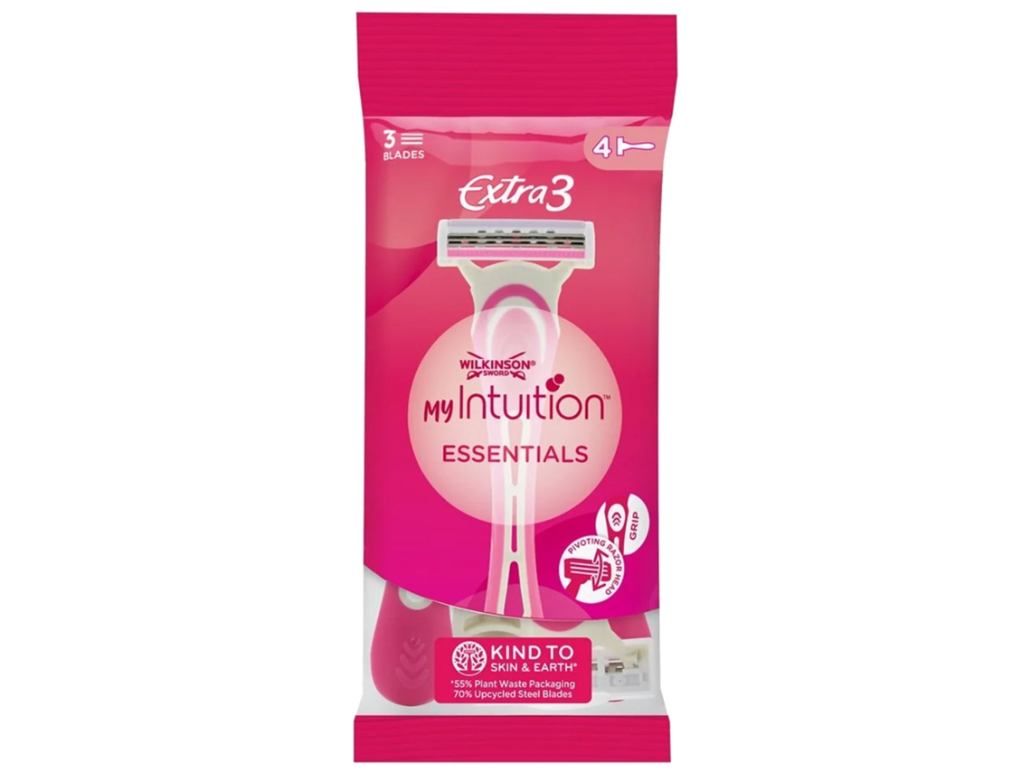 Maquinillas de Afeitar Desechables Myintuition Extra 3 Essentials 4 WILKINSON