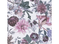 381752 Gu Papel De Pared Con Flores Liso Mate 5,33 M2 Profhome