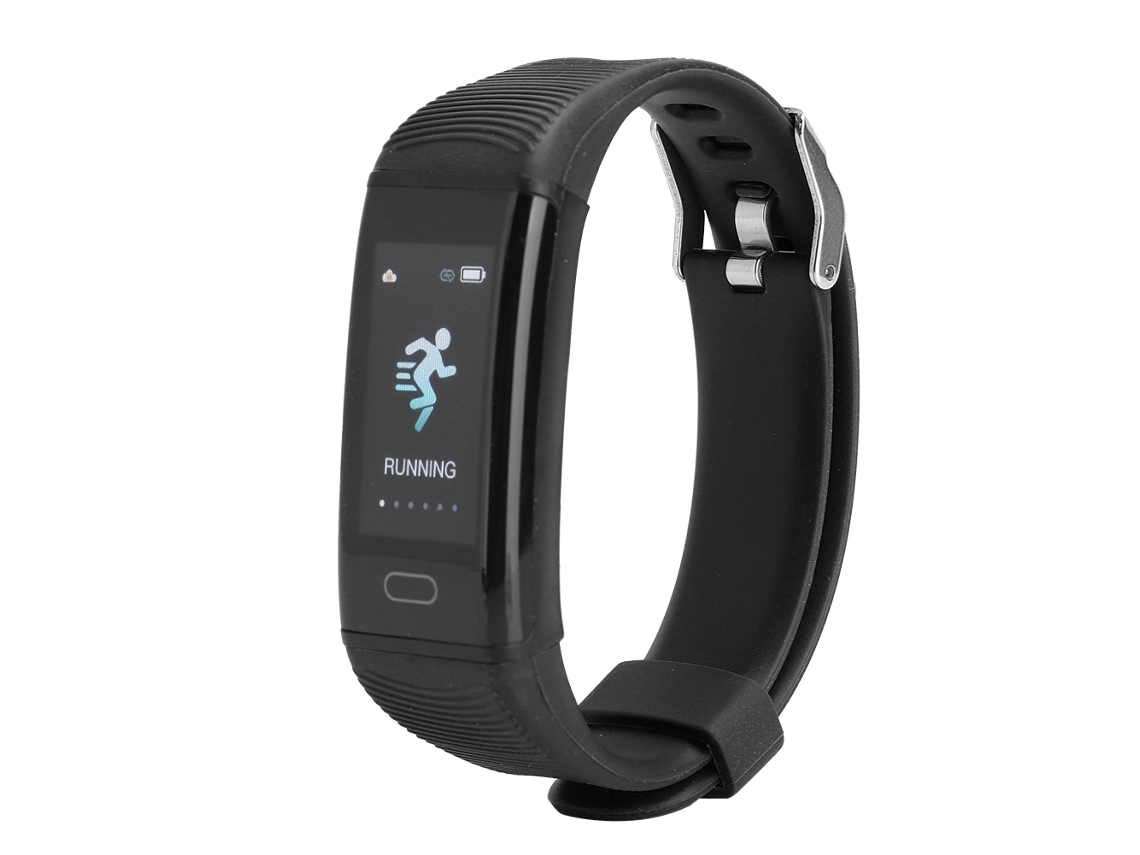 Pulsera Inteligente Reloj Deportivo Podómetro Monitoreo De Frecuencia Cardíaca Y Sueño Negro