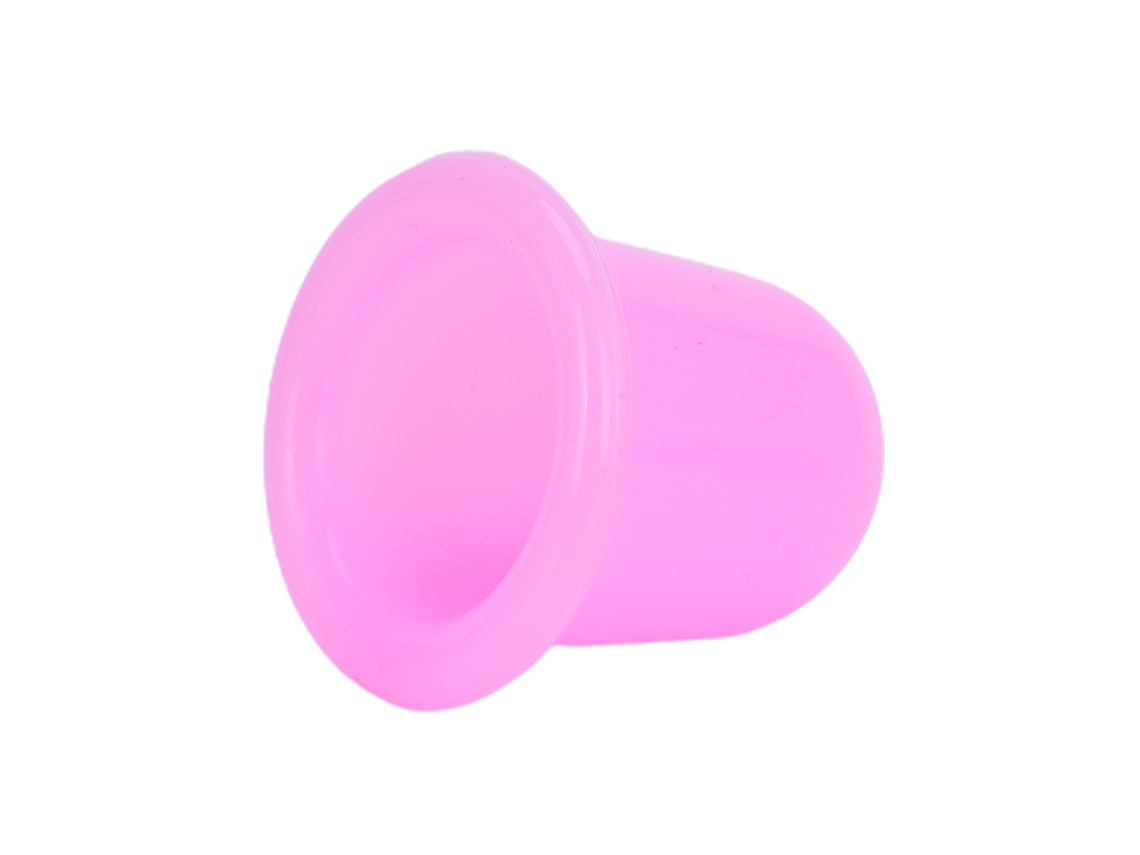(rosa) Copa De Masaje De Silicona Con Ventosa Al Vacío