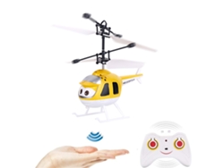 Ats-juguete De Helicóptero Control Remoto Con Luz Led, Juguete Volador Con Sensor Inteligente