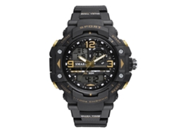 Reloj Deportivo Electrónico Juvenil Smael Con Correa De Plástico (dorado)