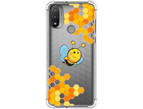 Carcasa Motorola Moto E20 TUMUNDOSMARTPHONE Abeja Multicolor