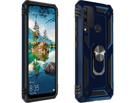 Carcasa Huawei Y6p AVIZAR Anillo Azul Oscuro