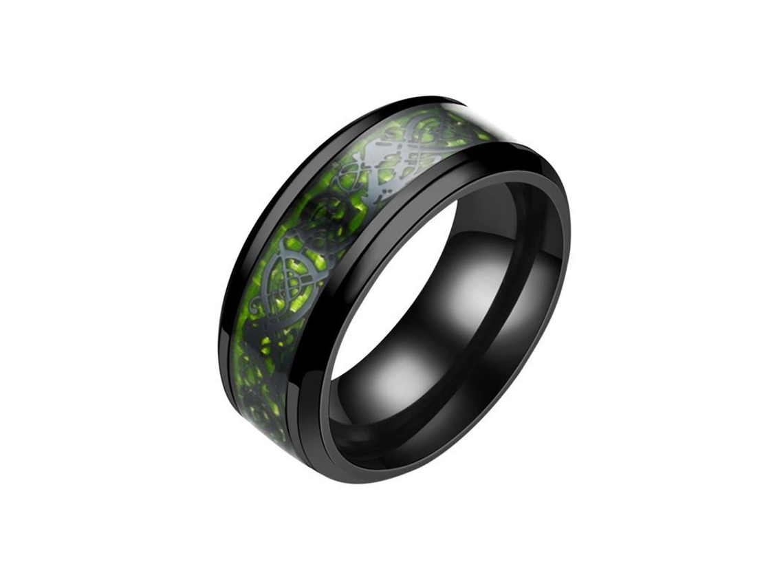 2026-47611-anillo De Acero Inoxidable Vintage Linjou Para Hombre Mujer Talla 11 8mm Regalo De Bodas Aniversario