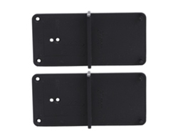 Plantilla De Perforación Para Bisagras 2 Piezas Localizador De Orificios Herramienta De Carpintería Negra 85x40mm