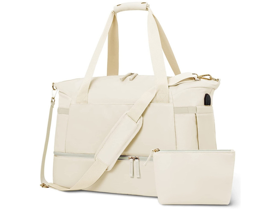 Bolsa De Viaje De Diseño Versátil, Bolsa Deportiva Para Mujer Con Correas De Hombro Ajustables, Bolsa De Fin De Semana Multifunción Para Viajes, Plega
