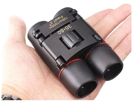 Telescopio Monocular Compacto Mini Bolsillo de Alta Potencia para Adultos IPX5 A Prueba D'Agua 10X25 Negro-Negro