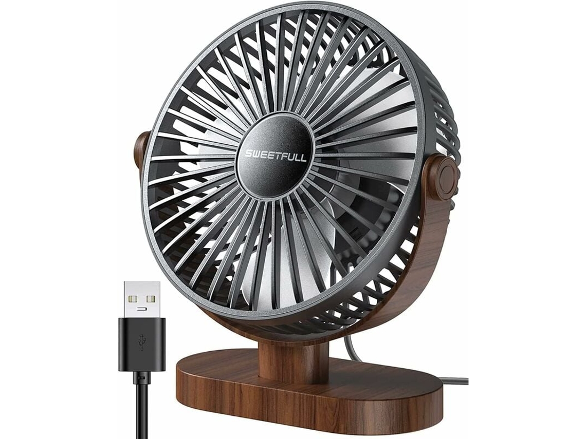 Mini ventilador USB con humidificador (blanco)