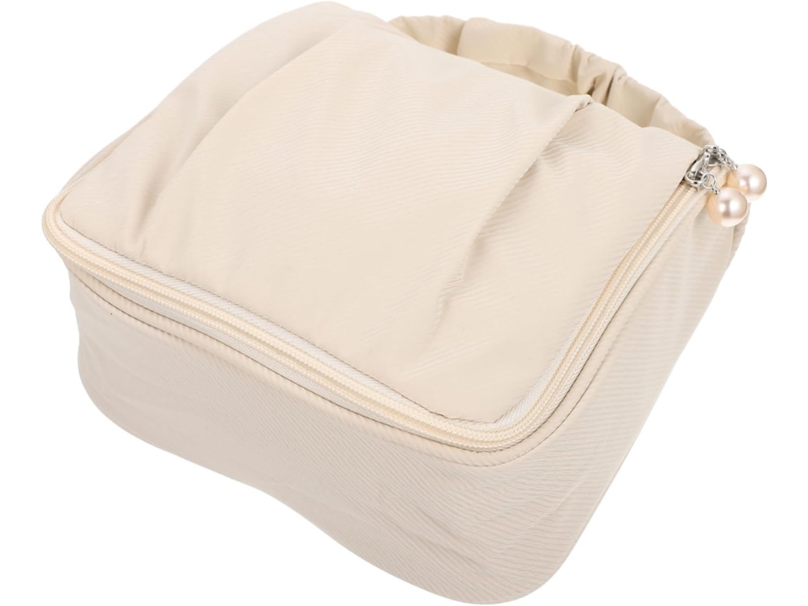 Neceser De Viaje Con Asa Para Cosméticos, Caja De Almacenamiento Con Cremallera.