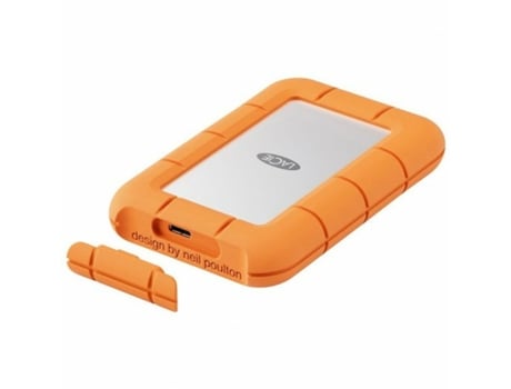 Disco Duro Externo LACIE Rugged Mini (USB - USB-C - USB 3.2 - 1 TB - 1 TB SSD - 2,5)