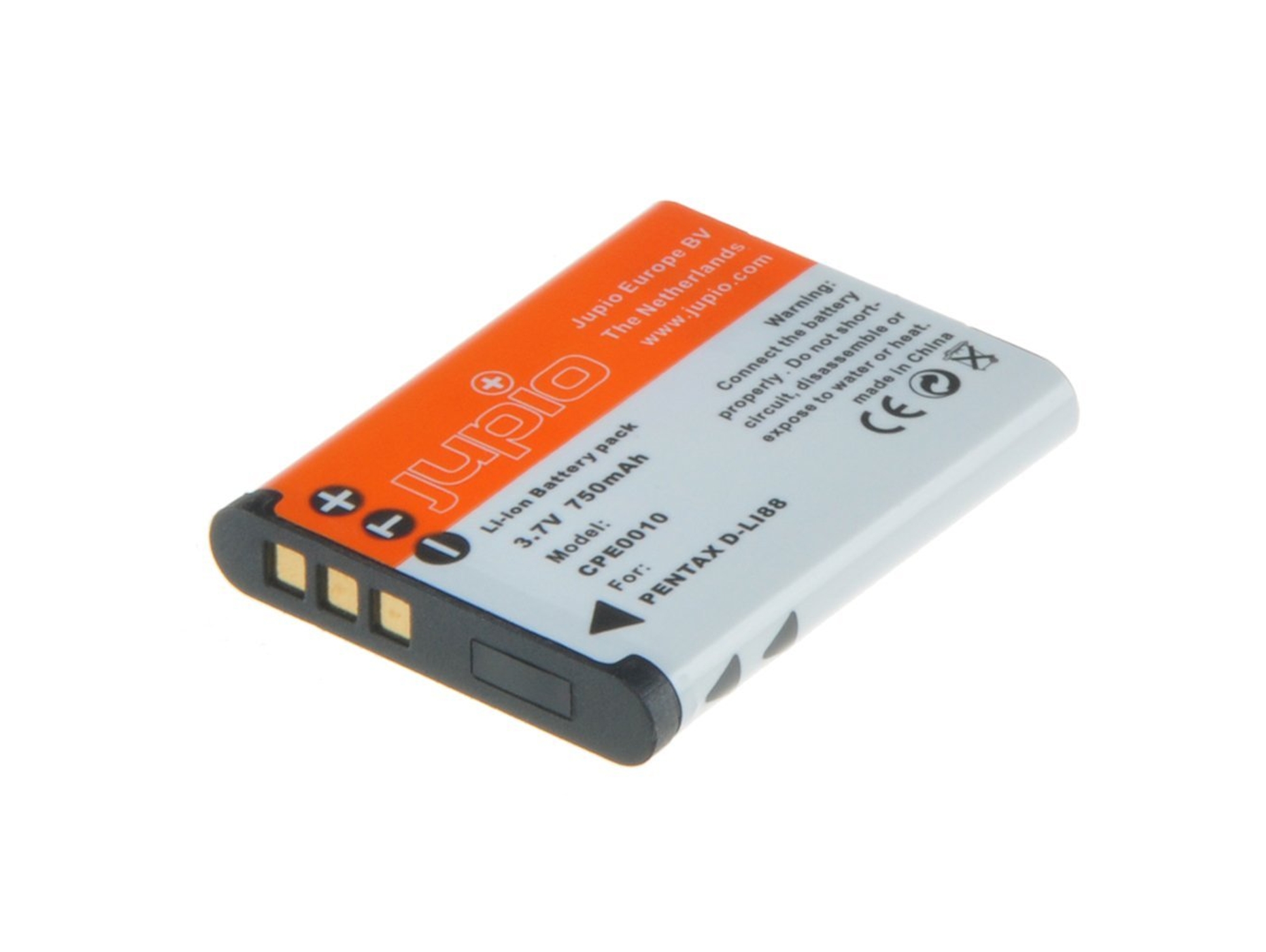 Batería JUPIO CPE0010 para PENTAX D-LI88 650 mAh