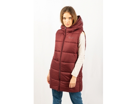 Chaleco après-ski ECOON SPORT Barcelona Granate (Talla: M)
