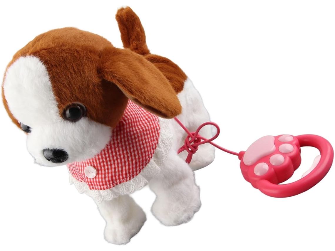 Cachorro De Peluche Eléctrico, Camina, Ladra E Interactúa Moviendo La Cabeza.