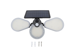 2026-lámparas Solares Jardín Profesionales Impermeables 3 Cabezas Rotativas De Alta Potencia Con Sensor De Movimiento Humano