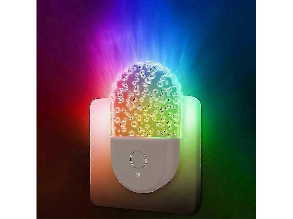 Luz nocturna Rosewell con enchufe, luz nocturna que cambia de color para niños