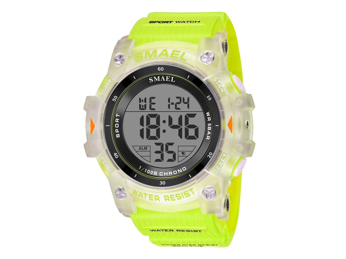 Reloj Impermeable de la marca 8123, con despertador, luz nocturna, reloj de pulsera deportivo de cuarzo para negocios, joven y elegante.