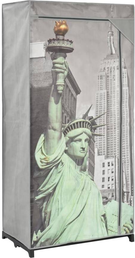 Armario De Tela new york 75x45x160 cm vidaxl guardarropa