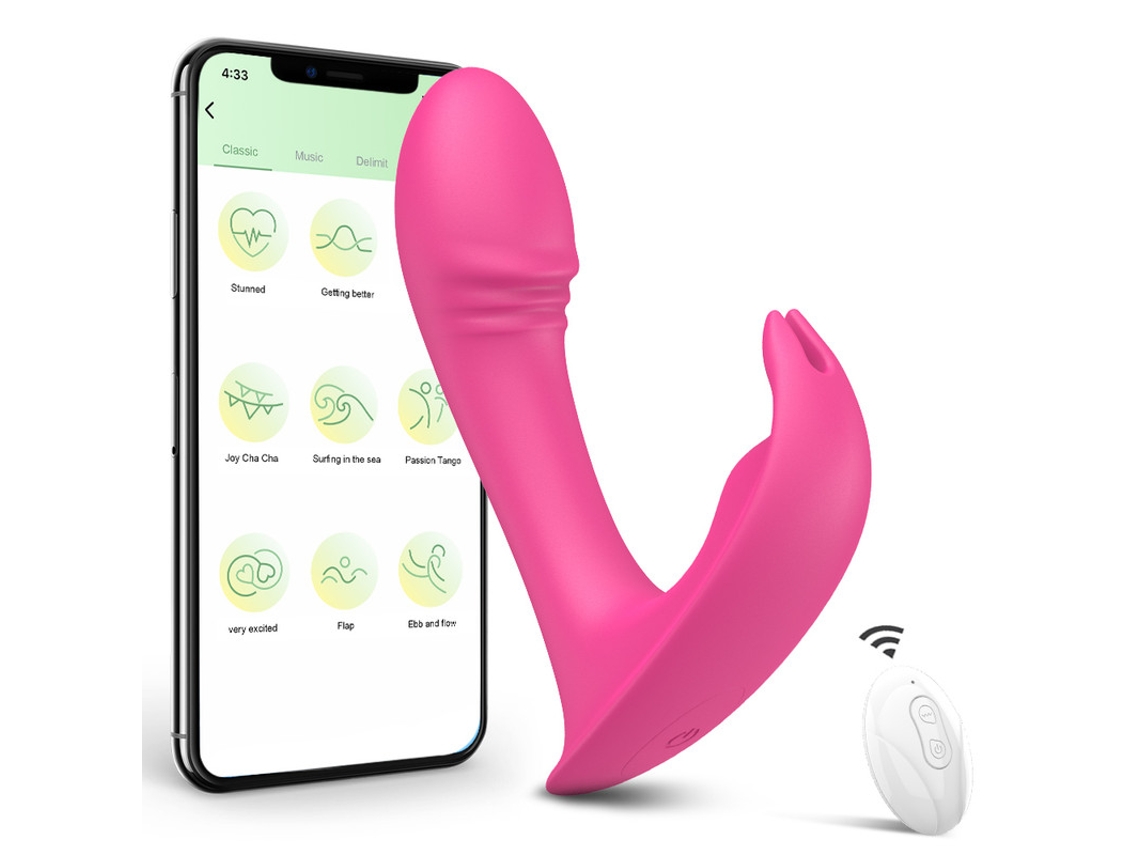 Vibrador De Masaje Porttil Con Control Remoto Para Mujeres (rosa)