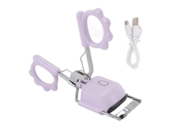 Recortador De Pestañas Caliente Recargable Con Usb-c, 2 Modos, Anti Quemaduras, Portátil, Púrpura, Envase En Inglés Neutro
