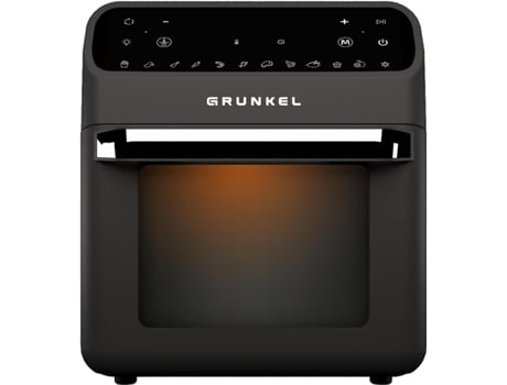GRUNKEL - Freidora aire XXL - Airfryer - FRYER OVEN de 12L y 1500W con panel de control digital Multifunción y ventanal visualización retroiluminad...