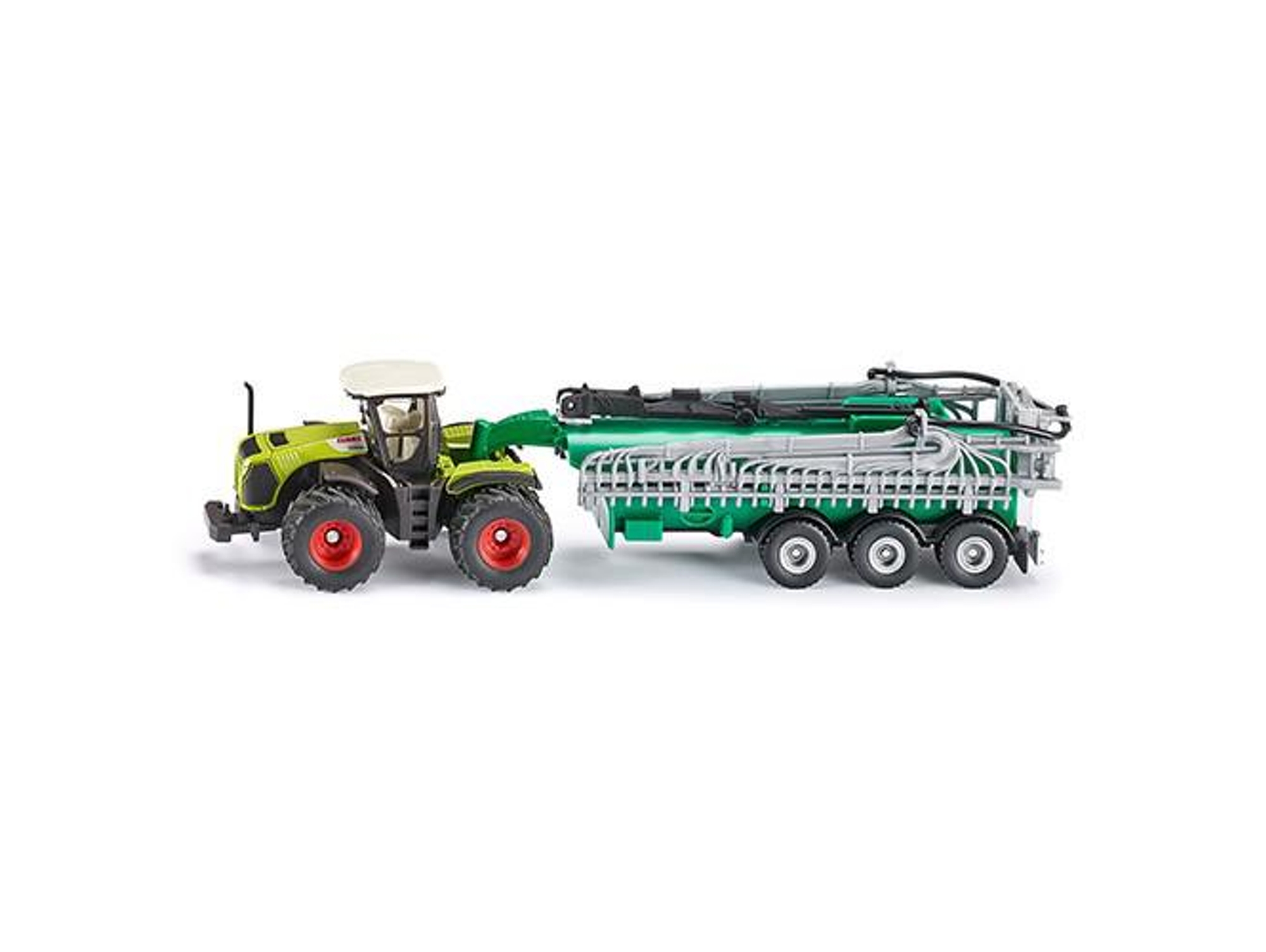 Trator SIKU Class Xerion con Reboque Tanque Aspirador