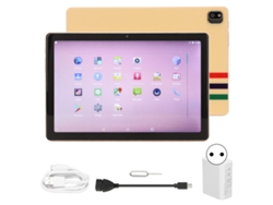 Tableta de 10 pulgadas, 6 GB de RAM, 256 GB de ROM, Wi-Fi 4 GB, 5 GB, Android 11, color amarillo claro dorado