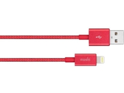 Cable MOSHI HandyStrap (USB - Lightning - 1.2m - Rojo)