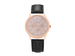 Relógio De Pulso Feminino Synoke De Quartzo Com Pulseira De Couro Pu Impermeável Roxo
