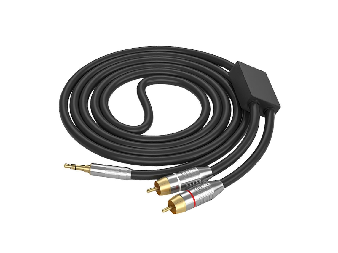 Cable adaptador LALAMOLI de conector macho dual a 3,5 mm, cable estéreo para conexión de smartphone (3,5 mm)
