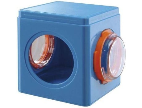Complemento de Jaula de Hámsteres FERPLAST Cubo (Azul - 12,5x9,5x10,5 cm - Plástico)