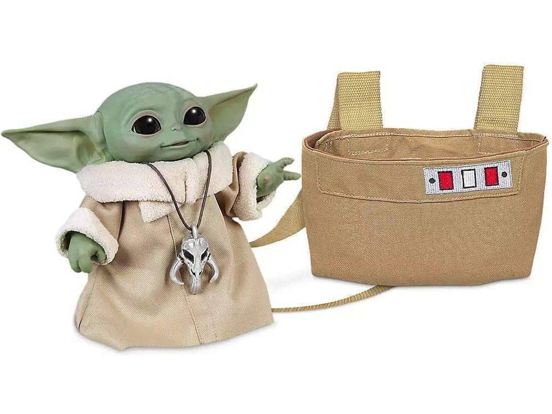 Figura HASBRO Baby Yoda The Child Animatronic con Bolsa The Mandalorian Star Wars (19 cm)