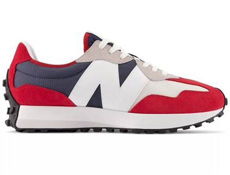 Zapatillas Deportivas NEW BALANCE 327 Hombre (Azul Mariño, Rojo - Tejido, Material Sintético -42,5)