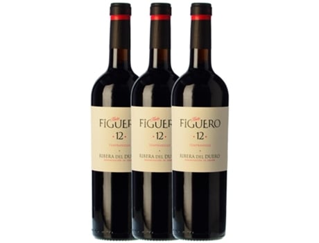Vino FIGUERO Figuero 12 Meses Tempranillo Ribera Del Duero Crianza (0.75 L - 3 unidades)