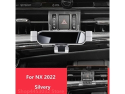 Soporte Para Móvil Lexus Nx 350 300 300h 200t Rotación 360° Accesorio De Sujeción Plateado Silvery22