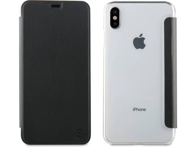 Funda iPhone XS Max MUVIT Folio Negro