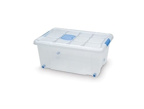 Caja de Almacenamiento PLUS OFFICE 36L Transparente