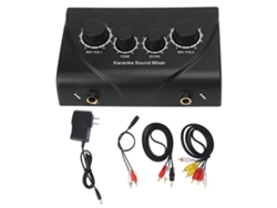 2026-mezclador De Sonido Mini Portátil Para Karaoke, Reuniones Familiares Y Empresas 100‑240v Plug Us