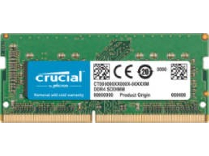 Memoria RAM DDR4 CRUCIAL CT16G4S24AM (1 x 16 GB - 2400 MHz - CL 17)