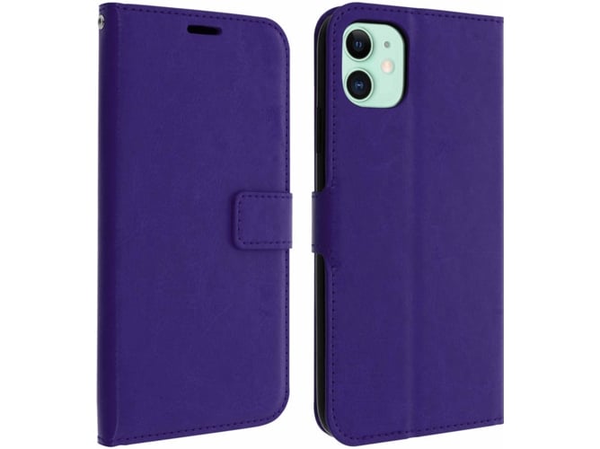 Funda iPhone 11 AVIZAR Wallet Violeta