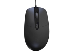 Ratón óptico con cable Yizhood K5 para portátil (1000, 1200 y 1600 DPI, color negro)