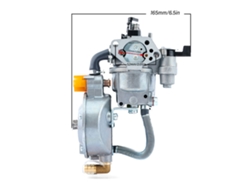 2026dz - Carburador de combustible dual para generador de gasolina de 5-7 kW, kit de conversión a GLP, motor de gas natural, bomba de agua GX390 188F