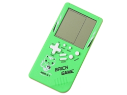 Console De Jogos Clássico Portátil Grande Tela Educativo Para Crianças Retro Verde Bolso