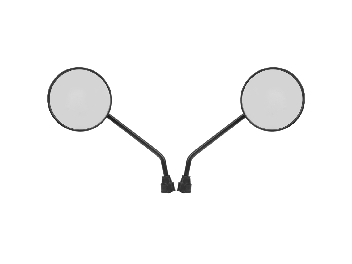 2 Espejos Retrovisores De Plástico Para Vehículos Eléctricos/motos: Instalación Segura Y Sencilla.