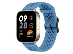 Correa para Redmi Watch 3 - Silicona transpirable - Hebilla de acero negra
