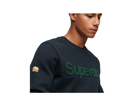 Camiseta de Hombre SUPERDRY Core Classic Azul (M)
